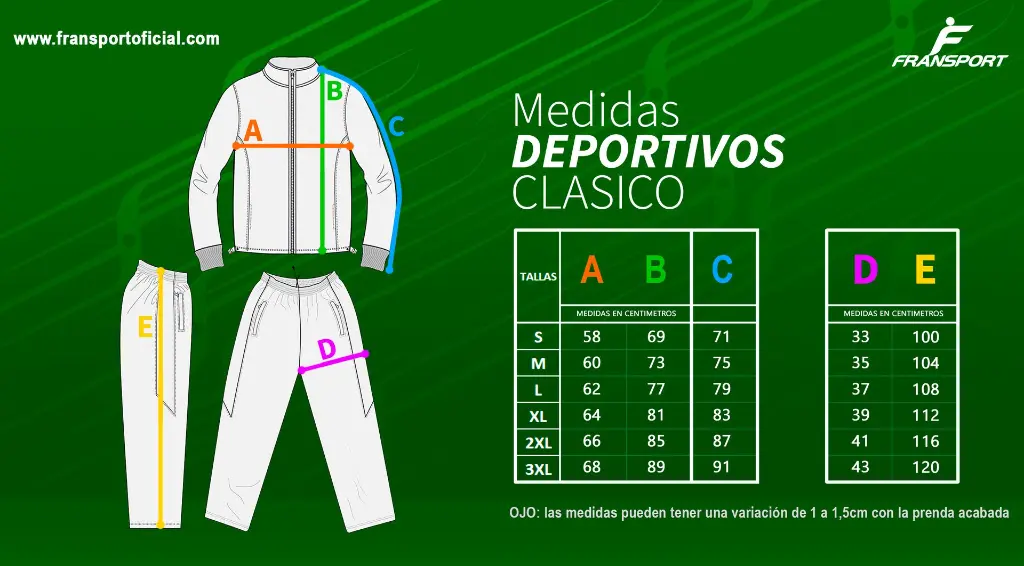 Medidas DEPORTIVO CLASICO.webp