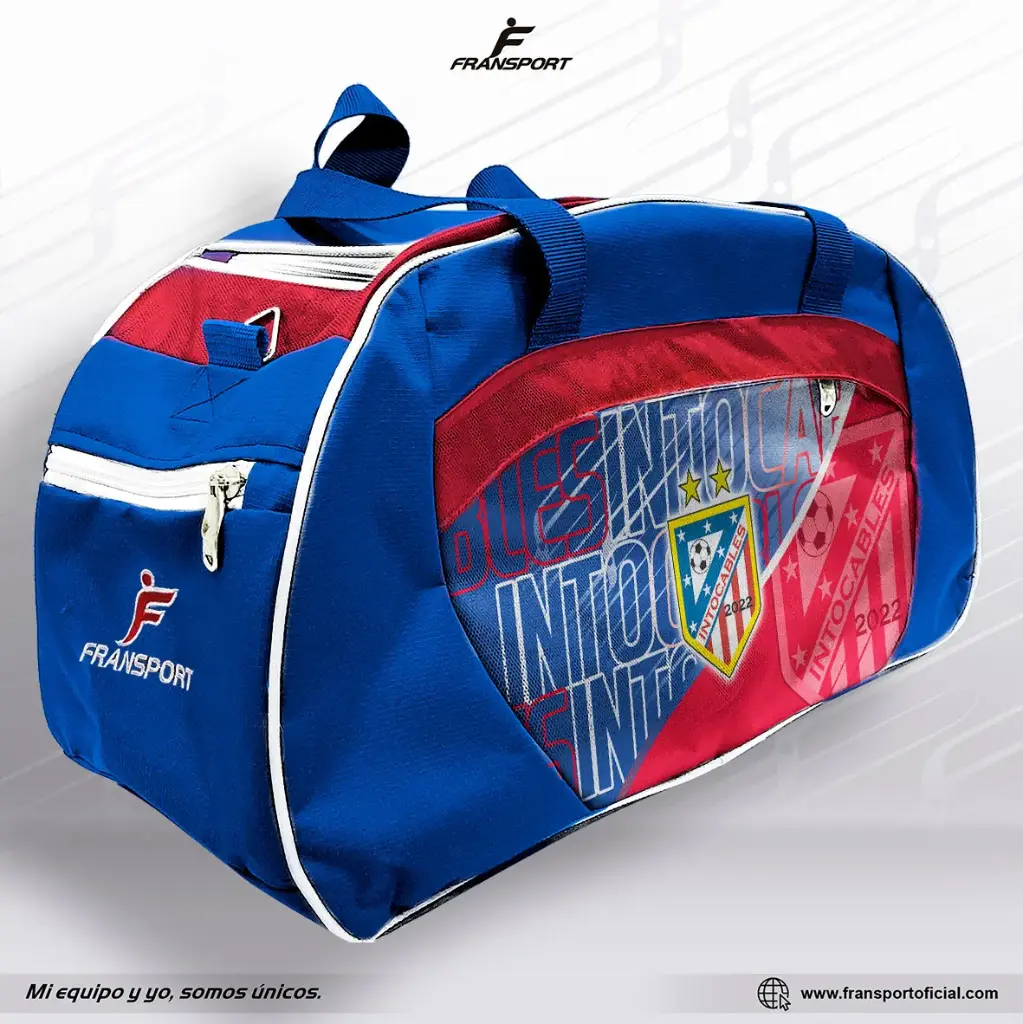 Maletin mediano personalizable Fransport (Azul pastel)