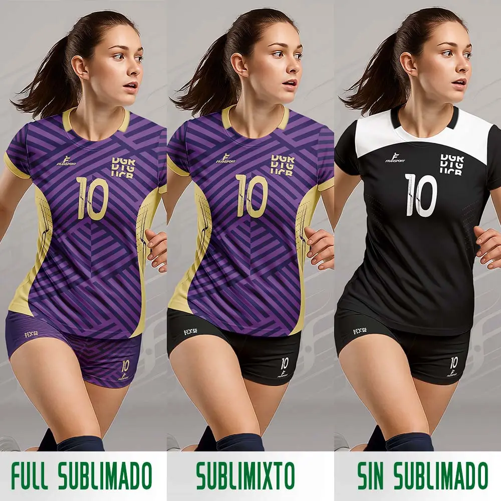 Conjunto Polera Corto Voleyball