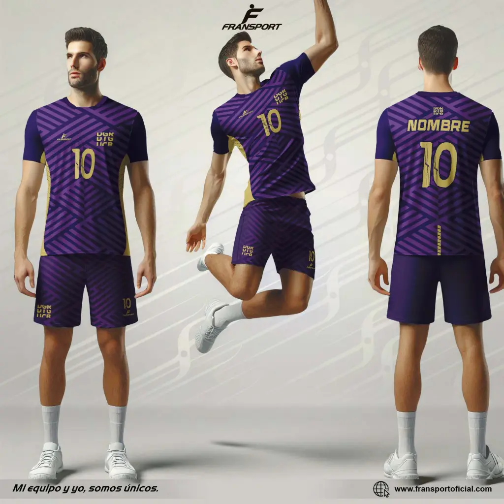 Conjunto Voleyball polera corto - Full sublimado - #404