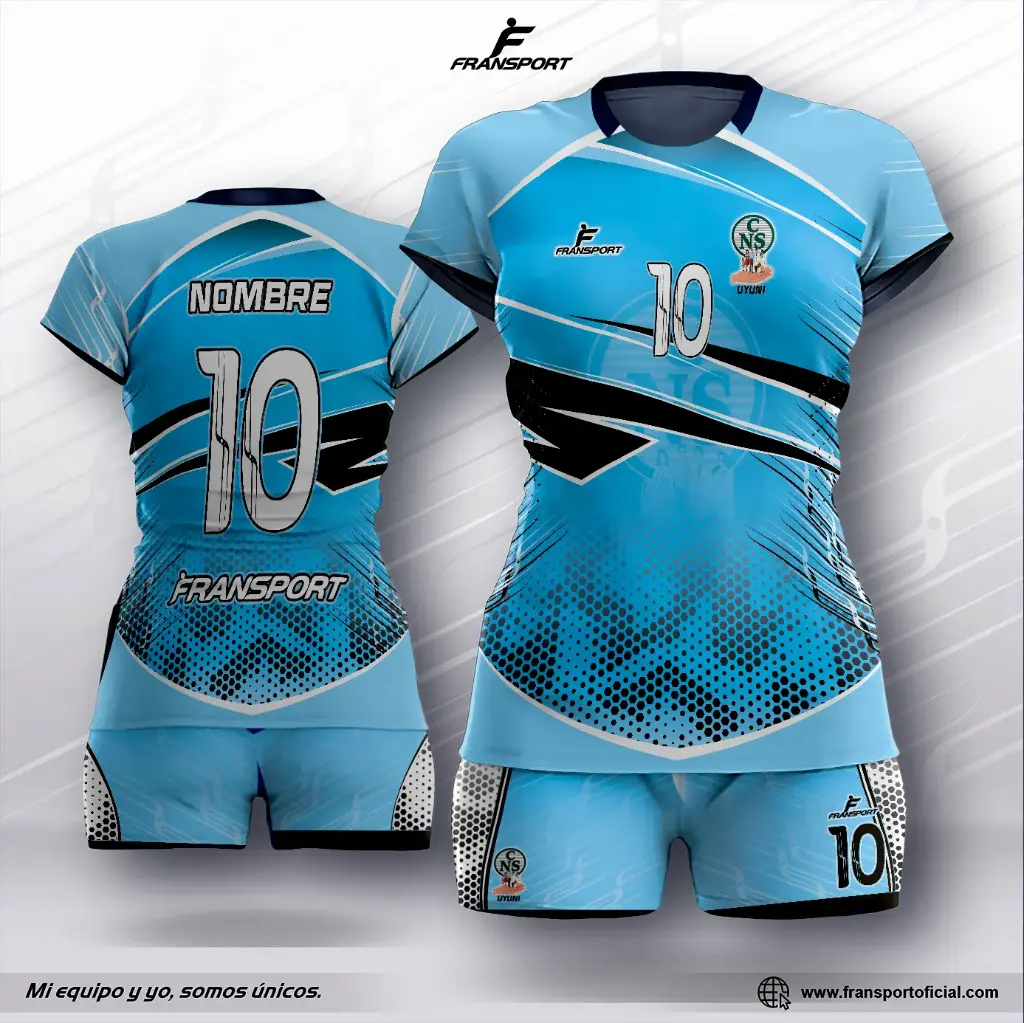 Conjunto Voleyball polera corto - 8524