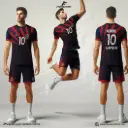 Conjunto Voleyball polera corto - 387