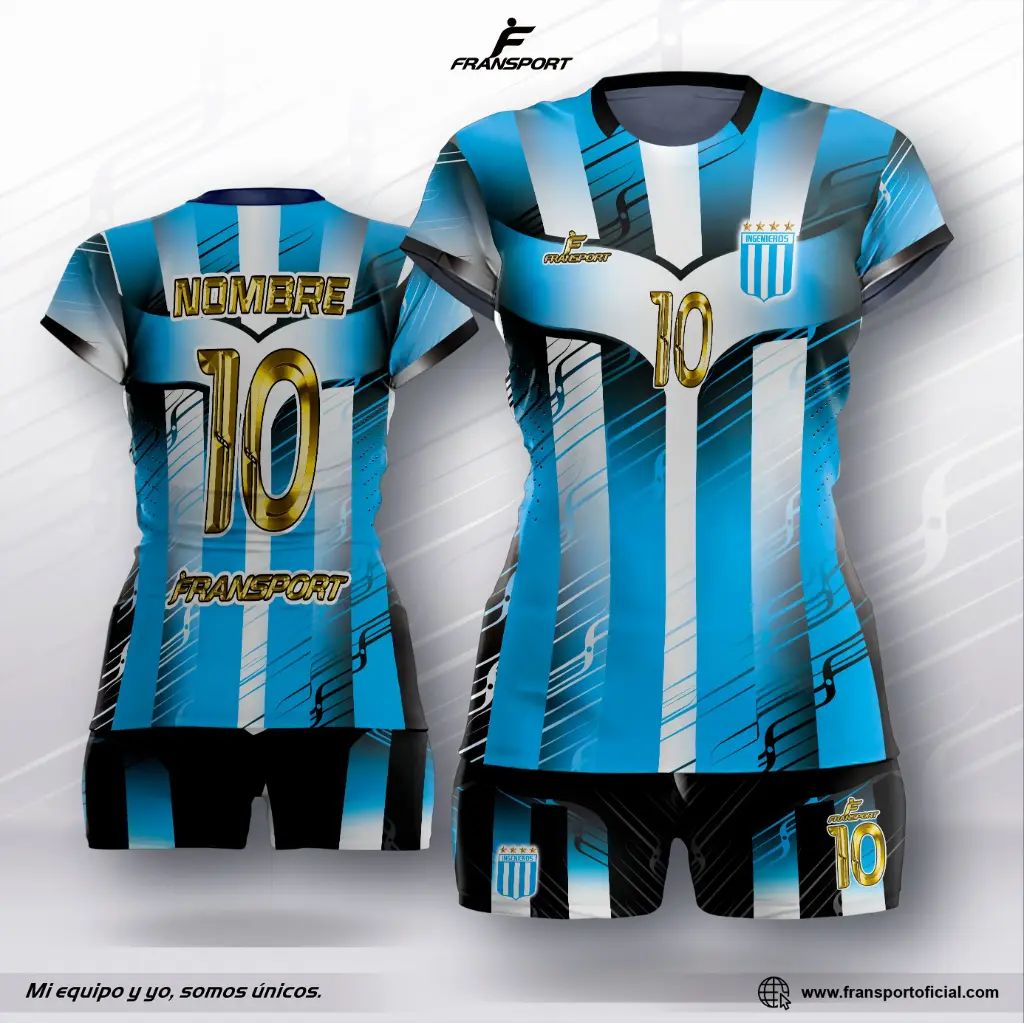 Conjunto Voleyball polera corto - 8482