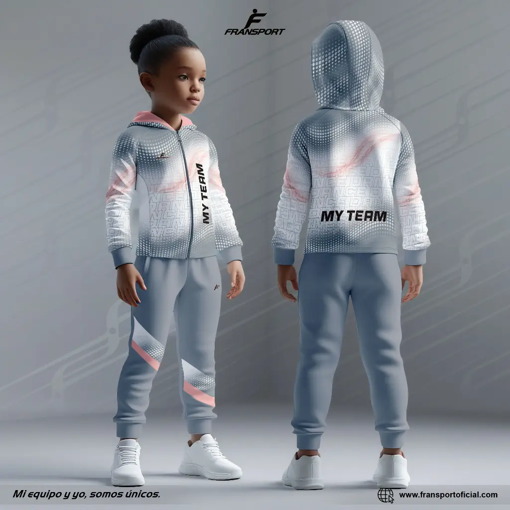 Deportivo Sublimixto niños - personalizable - crm 215 (Blanco)