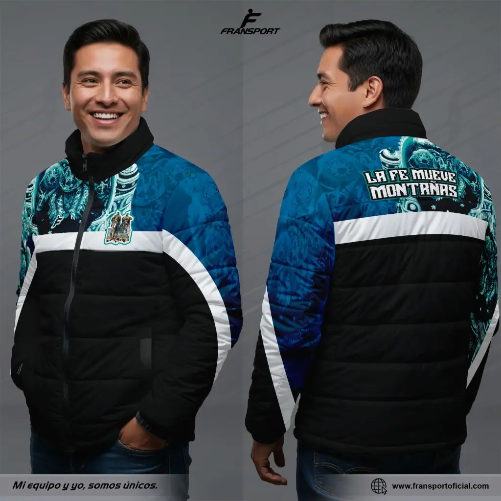 Chamarra termica varon Estilo Folklor Bolivia – Morenada | Modelo Personalizable – Fransport - ID 1259