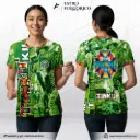 Camiseta mujer Estilo Folklor Bolivia – Tinku | Modelo Personalizable – Fransport - ID 1250