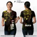 Camiseta Estilo Folklor Bolivia – Tinku | Modelo Personalizable – Fransport - ID 1258 (mujer)