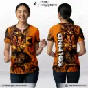 Camiseta Estilo Folklor Bolivia – Tinku | Modelo Personalizable – Fransport - ID 1258 (mujer)