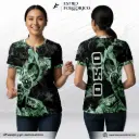 Camiseta Estilo Folklor Bolivia – Tinku | Modelo Personalizable – Fransport - ID 1258 (mujer)