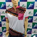 Polera Pujllay Color blanco y fuxia