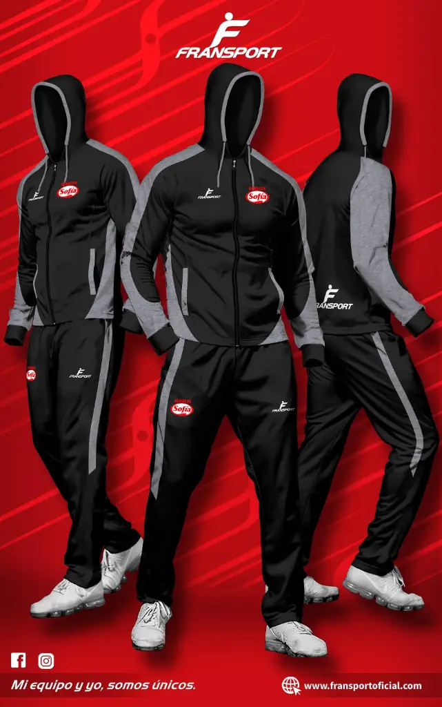 Deportivo sin sublimado  (Negro)