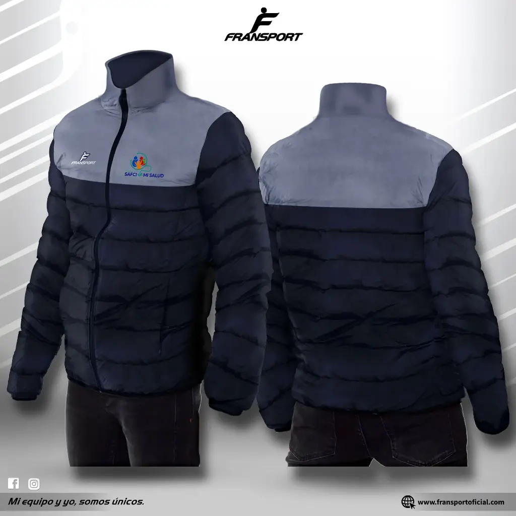 Chamarras térmicas sin sublimado (Azul pastel)