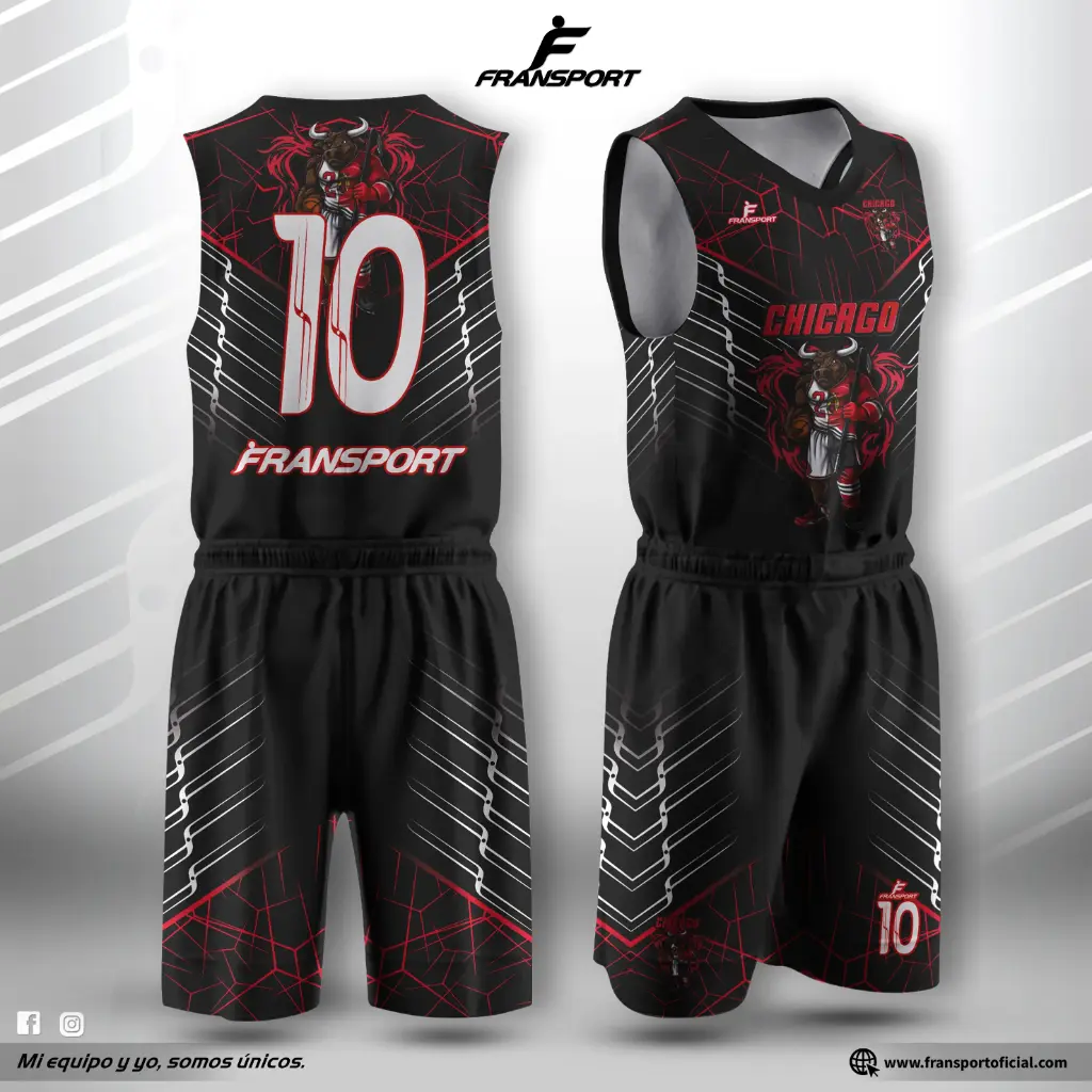Conjunto malla y bermuda basquet   
