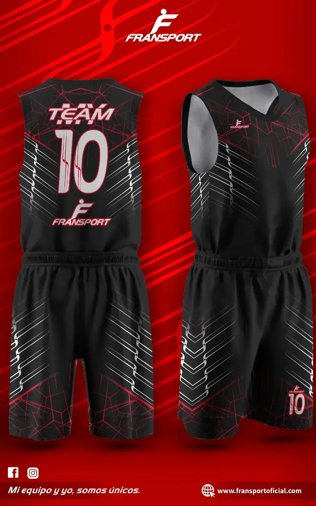 Conjunto malla y bermuda basquet 