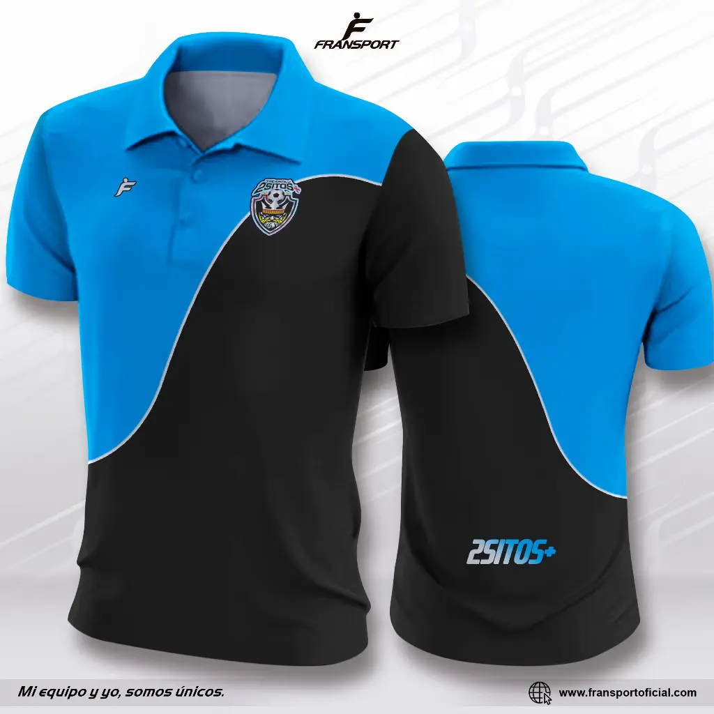Polo personalizable fransport (Negro)