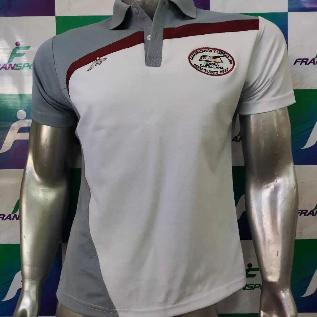 Polo personalizable fransport (Blanco)