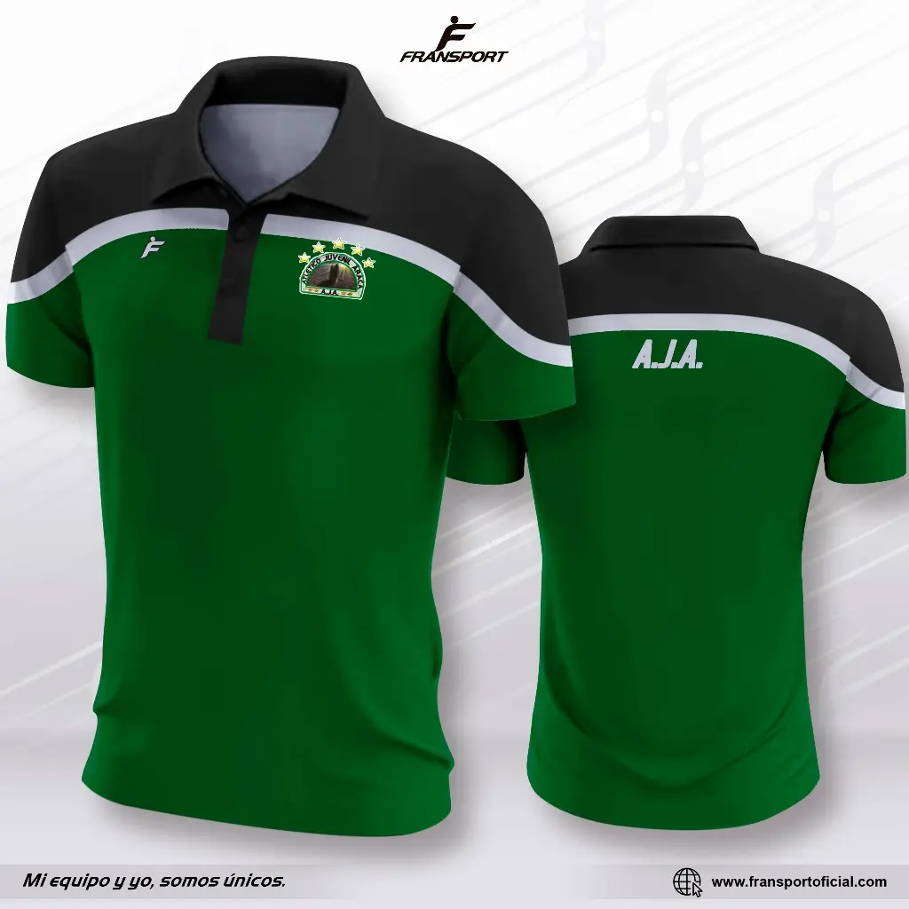 Polo personalizable fransport (Negro)