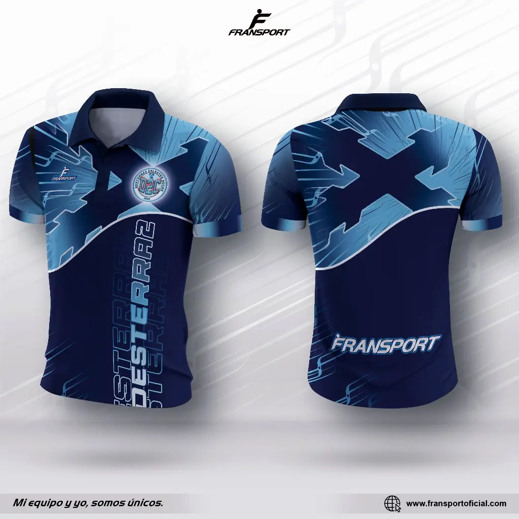 Polo personalizable fransport (Azul marino)