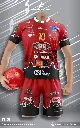 Poleras y corto Fútbol Diseño Fransport Personalizable full sublimado