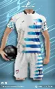 Poleras y corto Fútbol Diseño Fransport Personalizable full sublimado