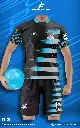 Poleras y corto Fútbol Diseño Fransport Personalizable full sublimado