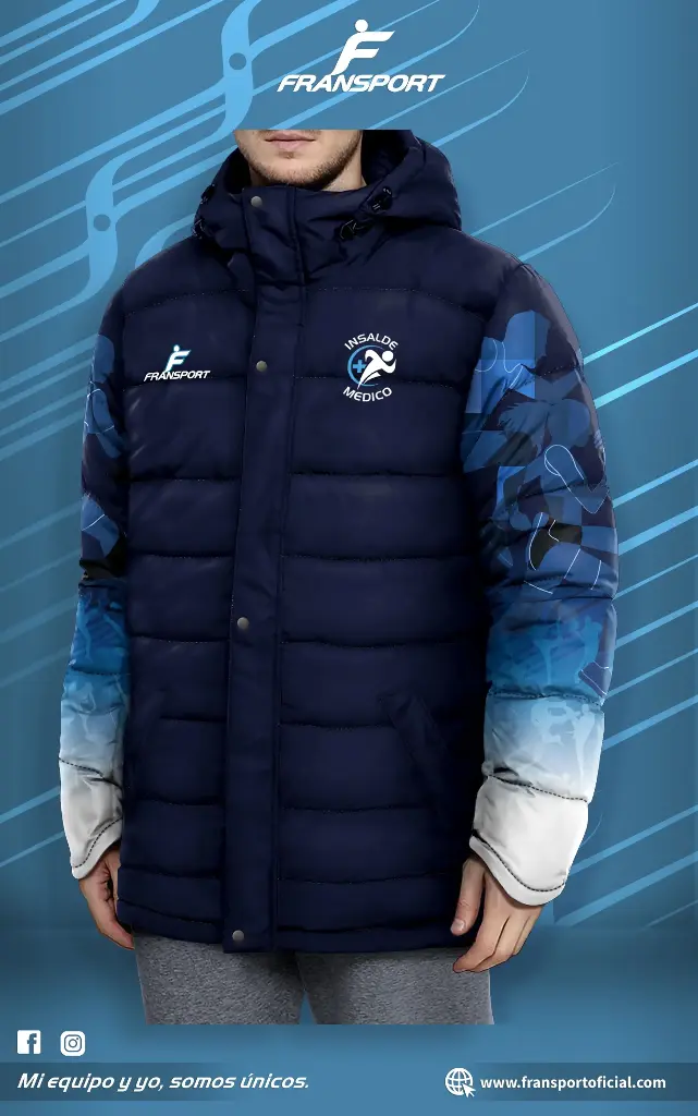 Parka Sublimixto (Azul marino)
