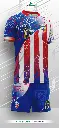 Poleras y corto Fútbol Diseño Fransport Personalizable full sublimado
