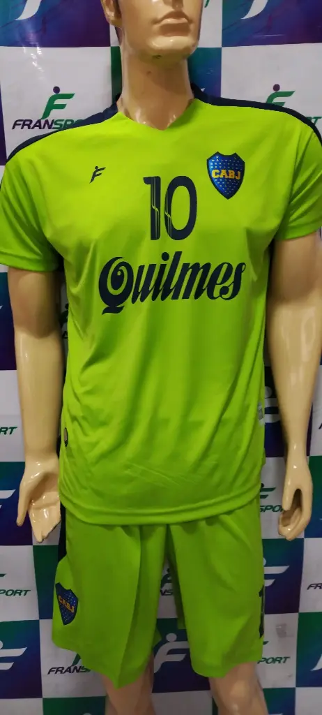 Poleras y corto Fútbol Diseño Fransport Personalizable sin sublimado