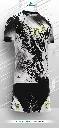 Poleras y corto Fútbol Diseño Fransport Personalizable full sublimado