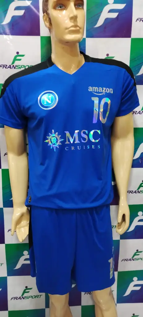 Poleras y corto Fútbol Diseño Fransport Personalizable sin sublimado