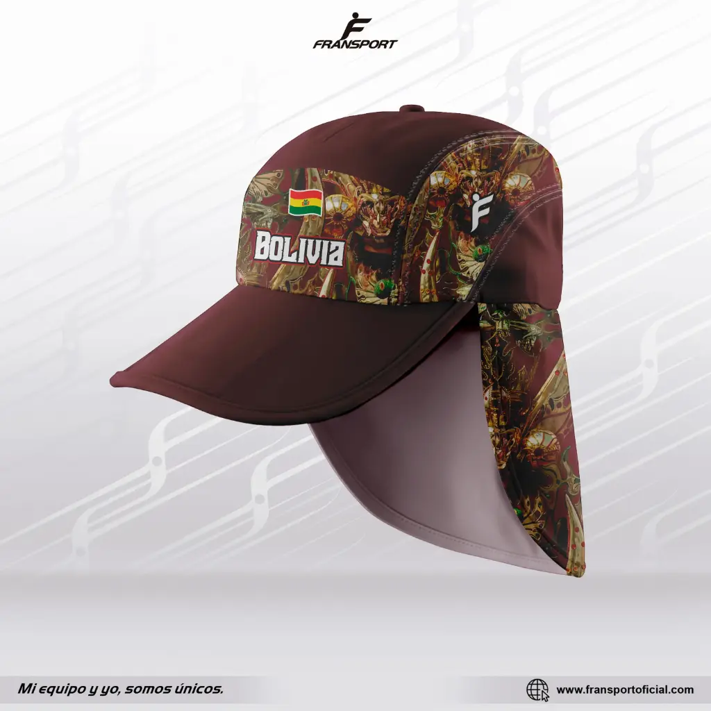 Gorra Estilo Folklor Bolivia – Tinku | Modelo Personalizable – Fransport - ID 1258 (mujer) (copia)