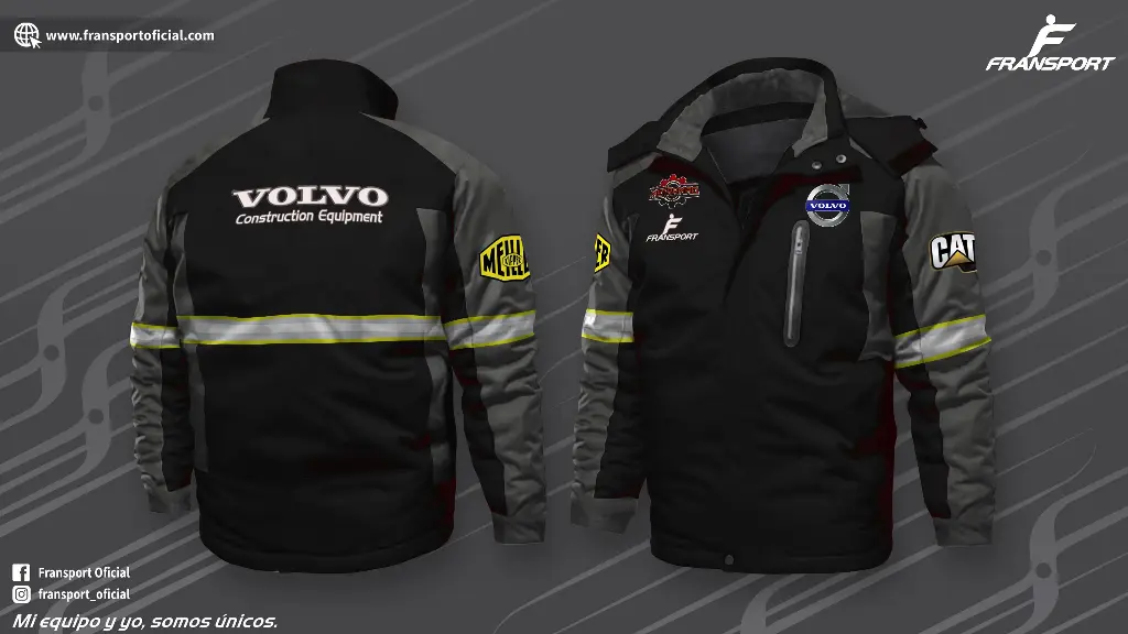 Parka termica - Ropa de trabajo personalizable Fransport (Negro)