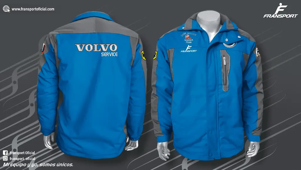 Parka termica - Ropa de trabajo personalizable Fransport (Turqueza)