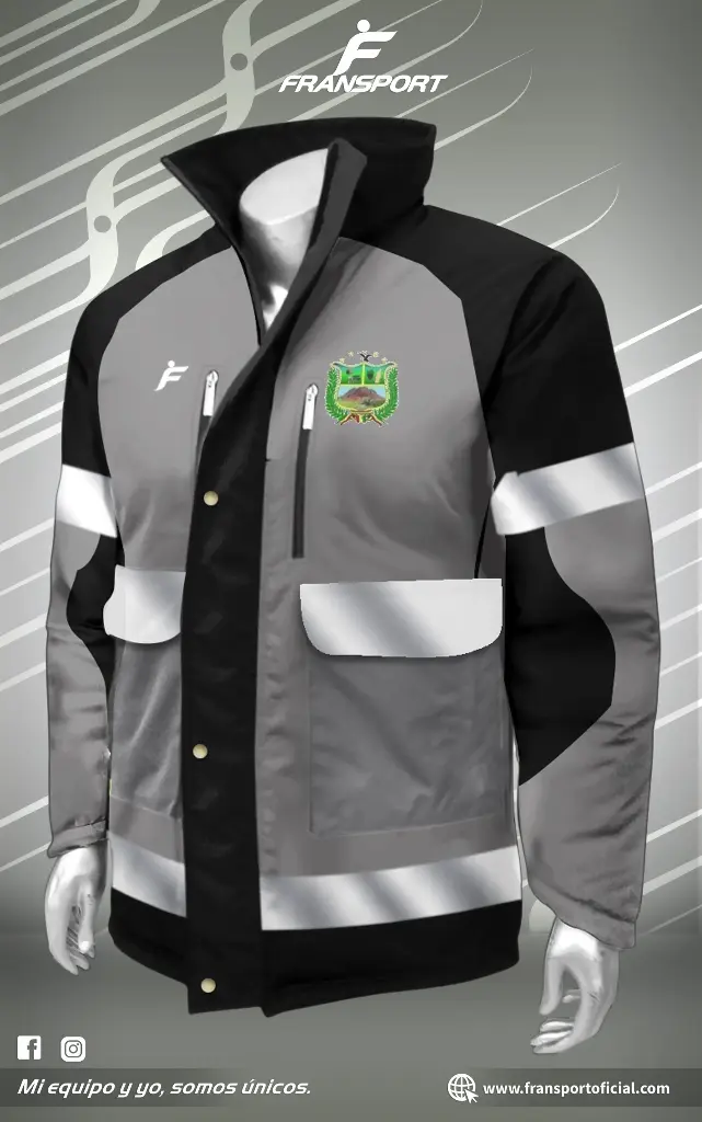 Parka termica - Ropa de trabajo personalizable Fransport (Negro)