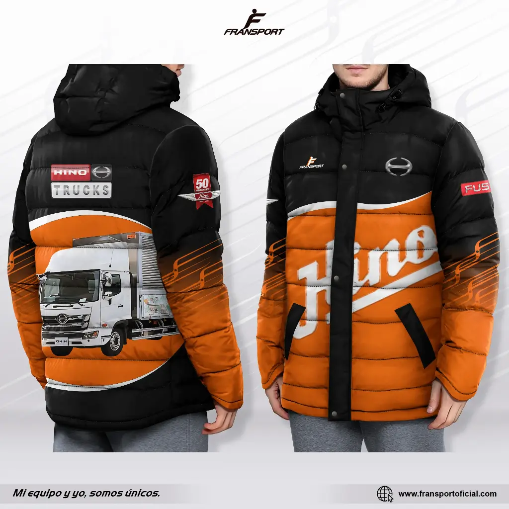 Parka Full sublimado (Negro)