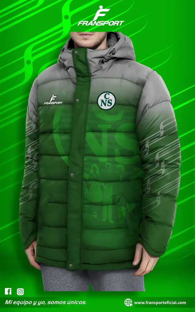 Parka Full sublimado (Verde)
