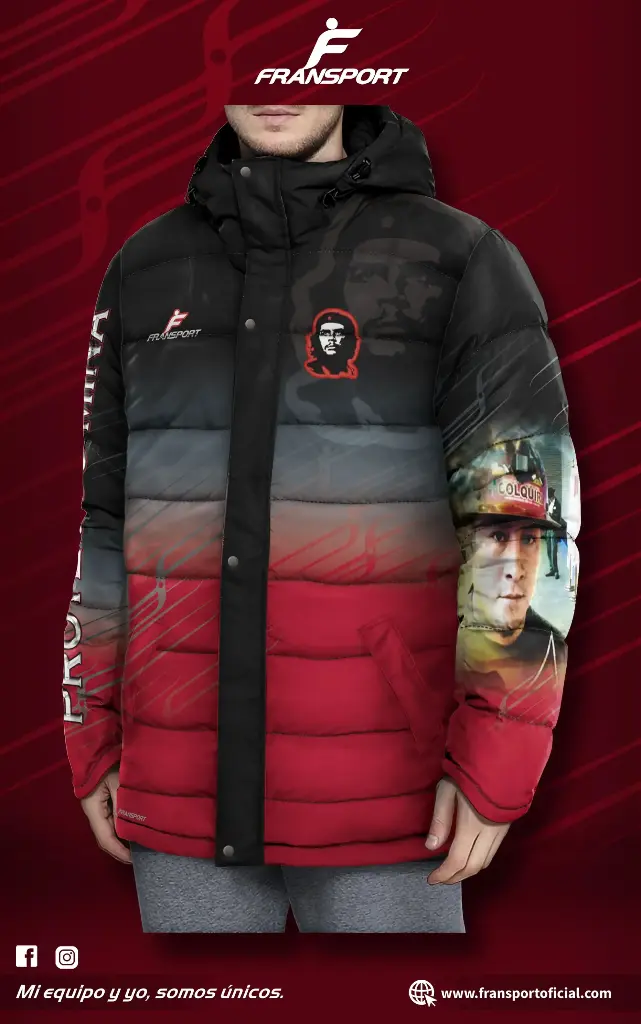 Parka Full sublimado (Negro)