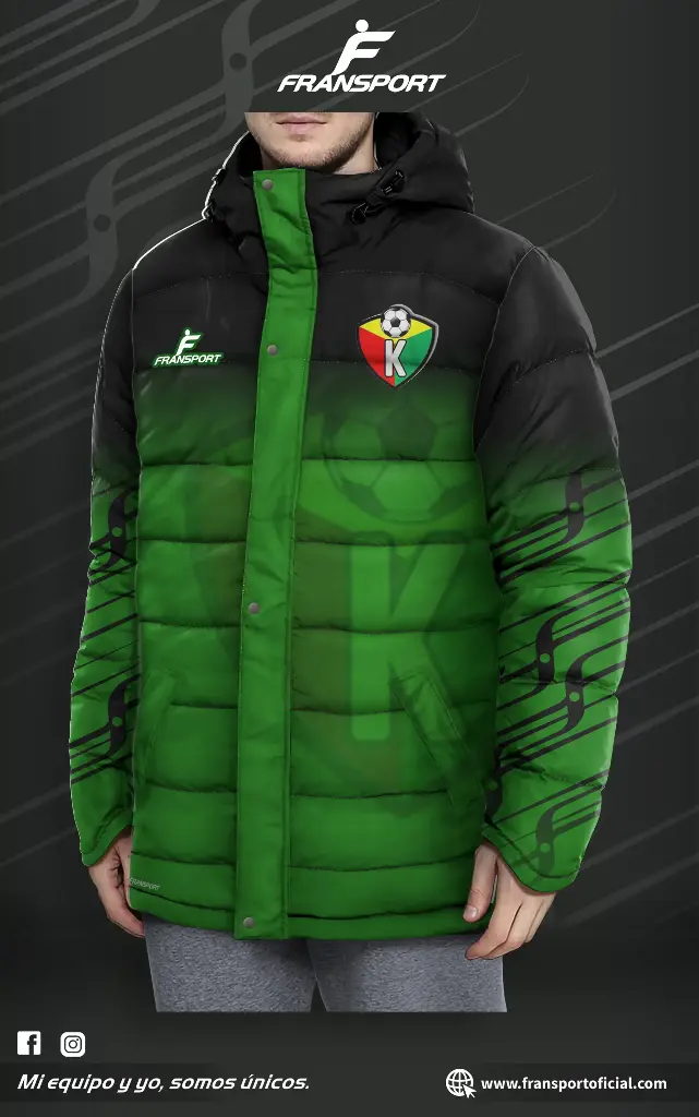 Parka Full sublimado (Negro)