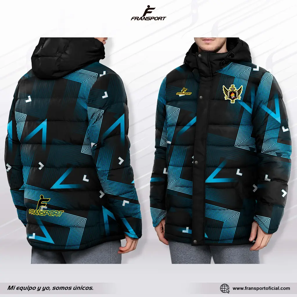 Parka Full sublimado (Negro)