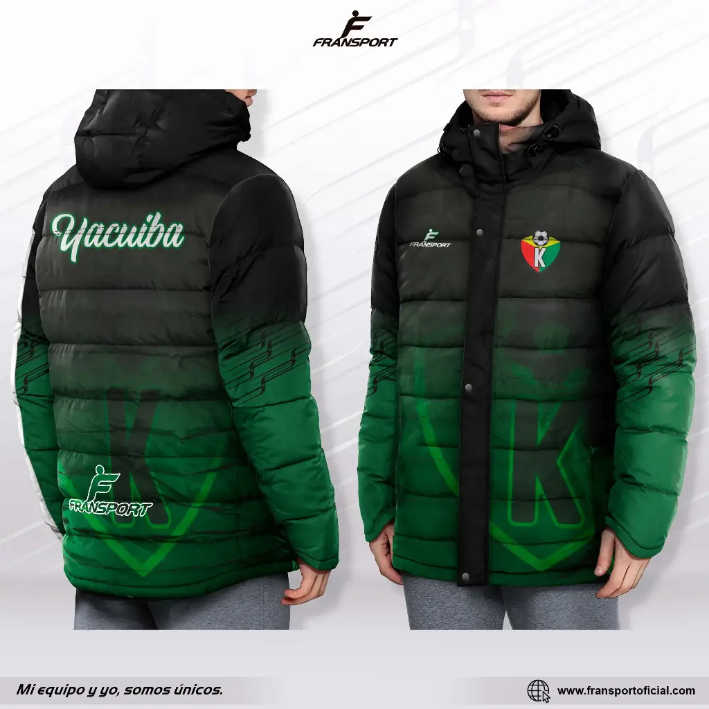 Parka Full sublimado (Negro)
