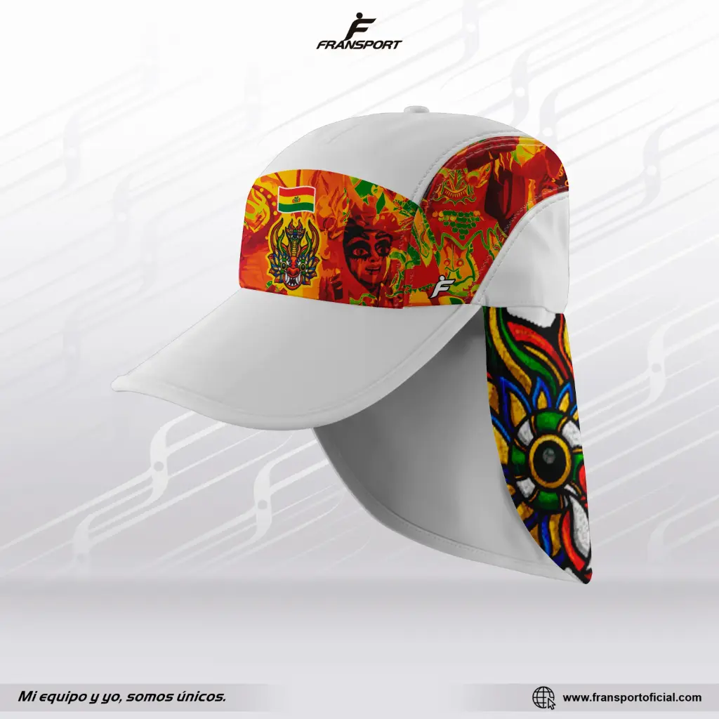 Gorra sahariana corta personalizable estilo folklorico - Diablada