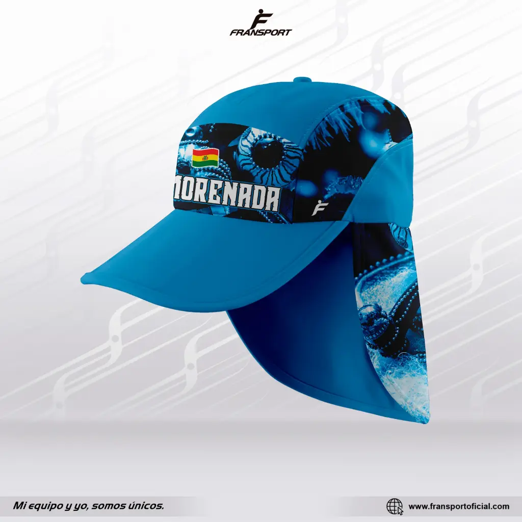 Gorra sahariana larga personalizable estilo folklorico - Pujllay