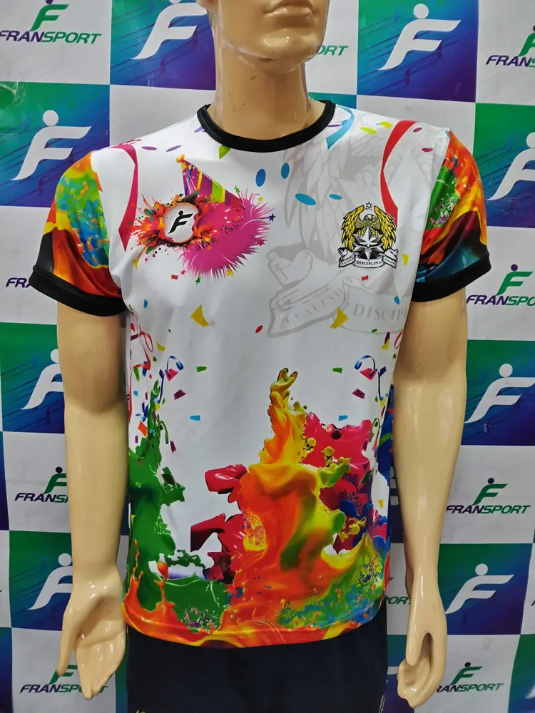 Polera suelta estilo policial - personalizable - full sublimado