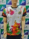 Polera suelta estilo policial - personalizable - full sublimado