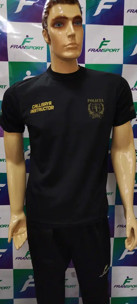 Polera suelta estilo policial - personalizable