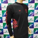 Polera suelta manga larga estilo policial - personalizable