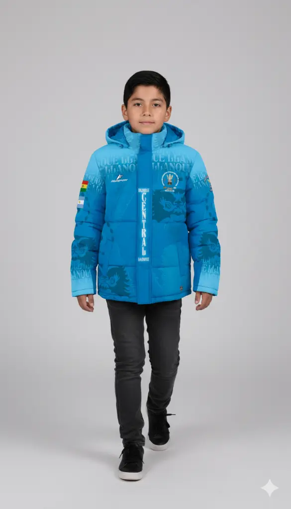 Parka full sublimada personalizable - CRM 856 (Turqueza)