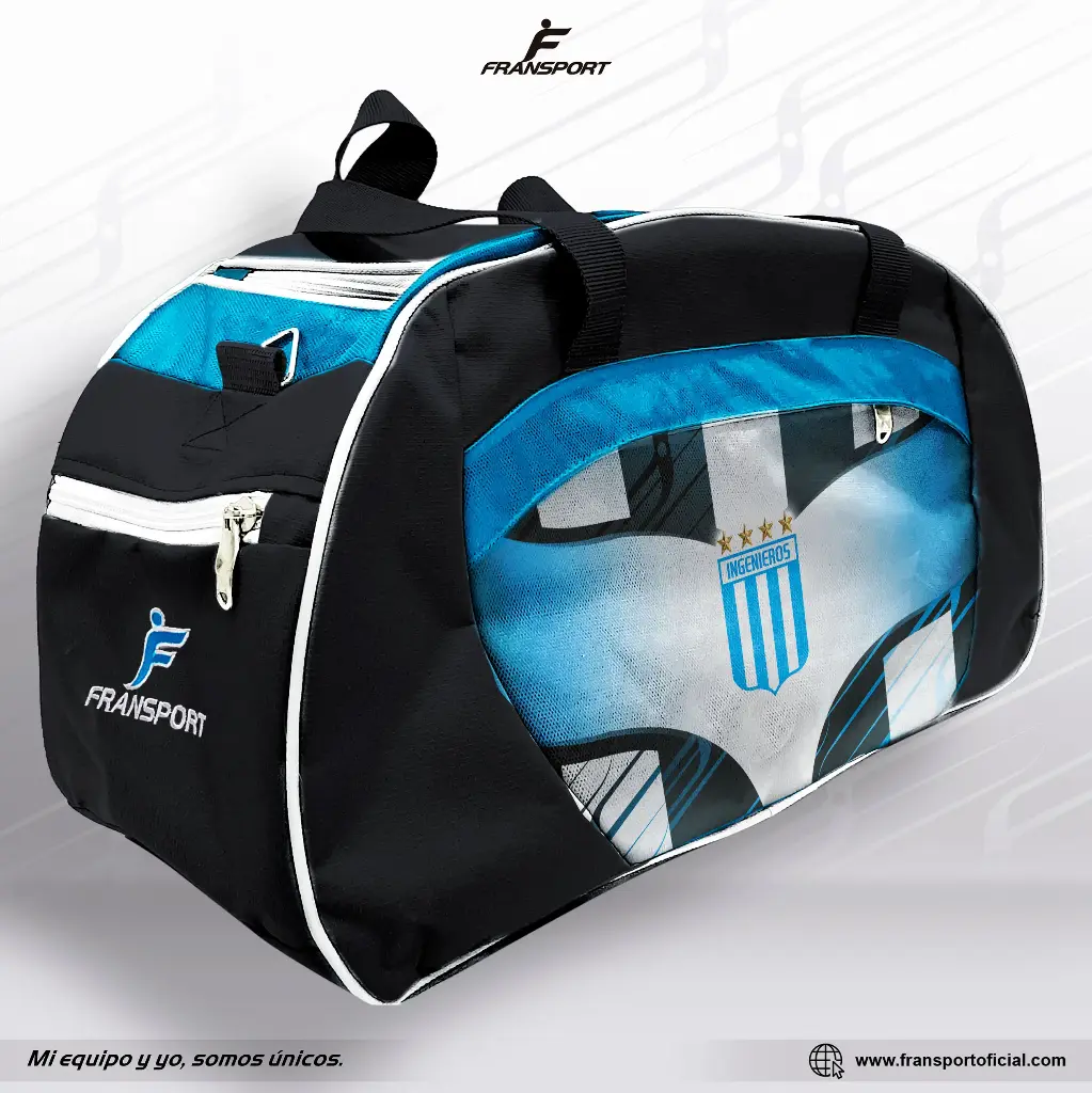 Maletin mediano personalizable Fransport (Negro)