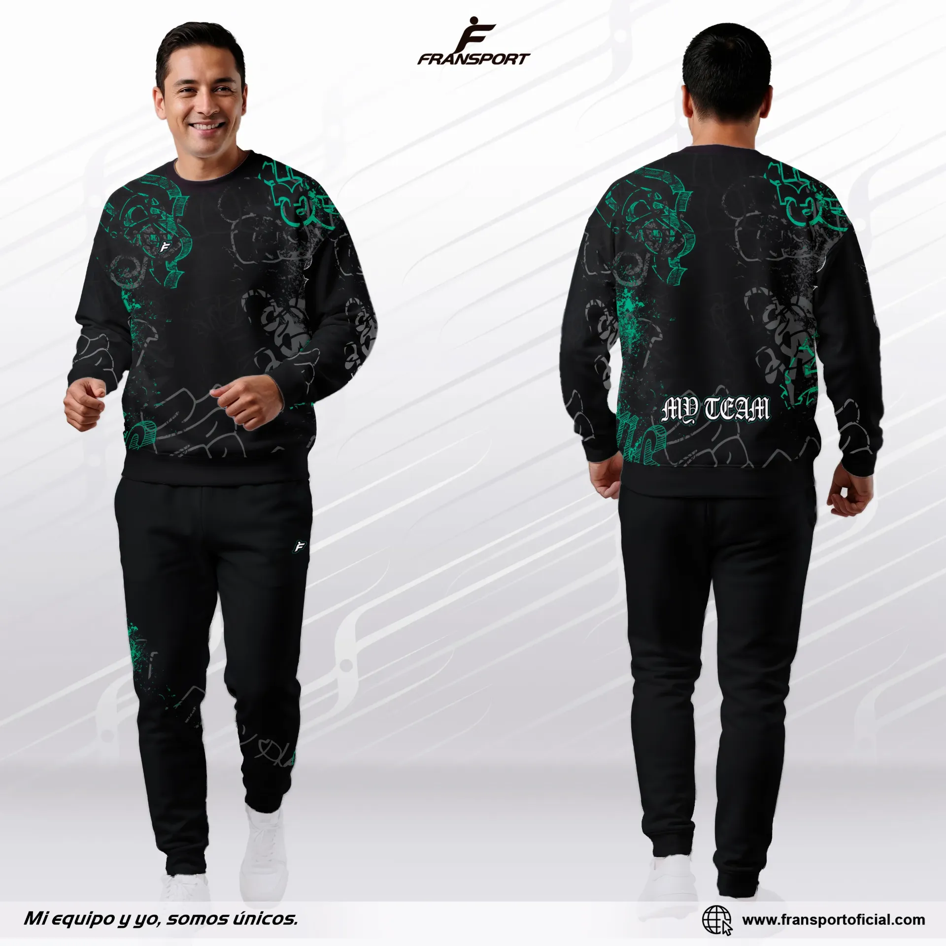 Conjunto deportivo casual fransport - personalizable - Id 1419 