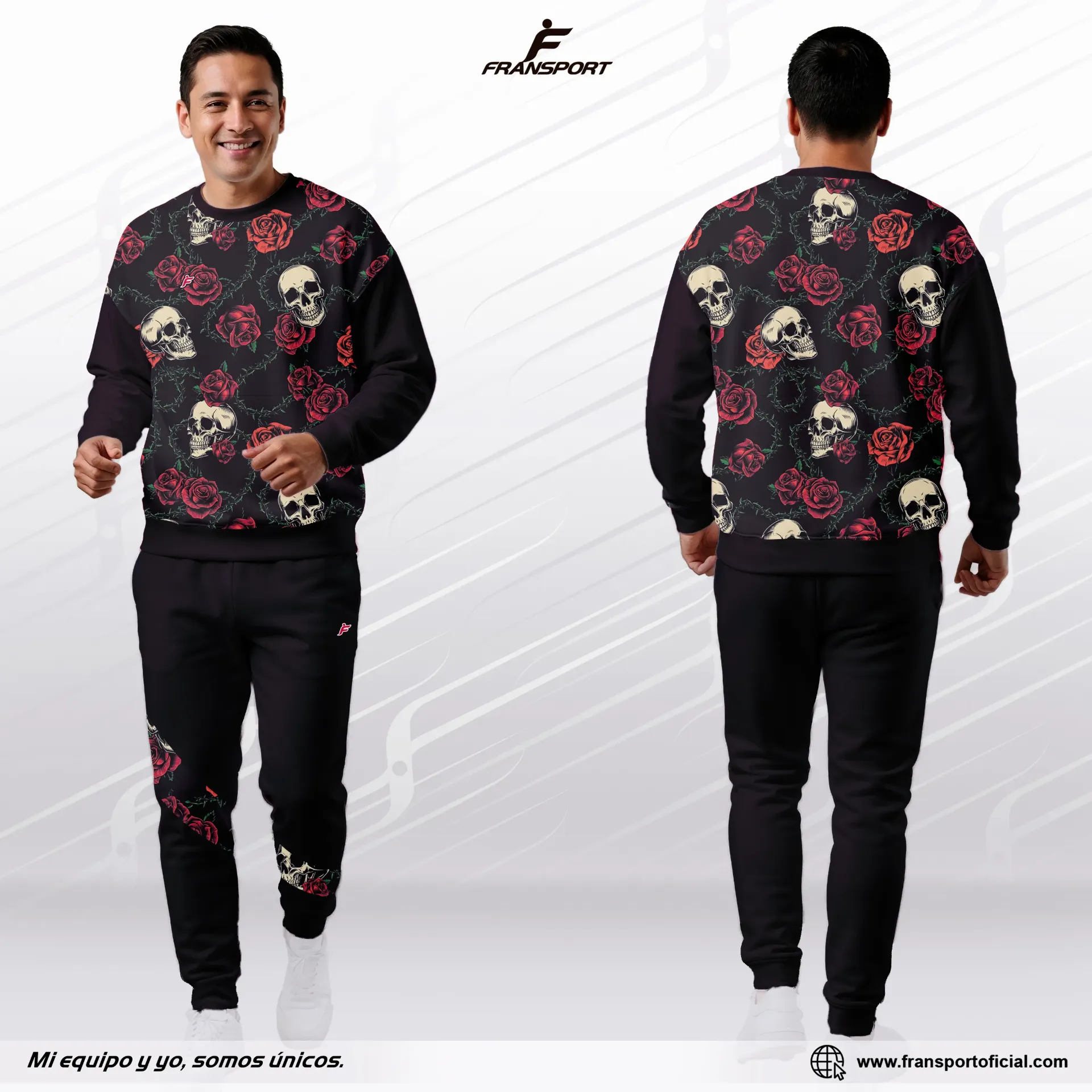 Conjunto deportivo casual fransport - personalizable - Id 1419